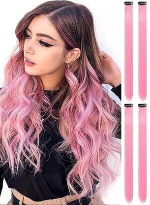 house of common Light Pink Streak Hair Extension