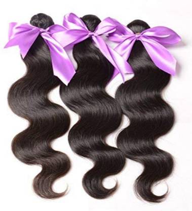 SHIVA Loose Wave Indian Raw Human  Weave Weft 3 Bundles Unprocessed Hair Extension