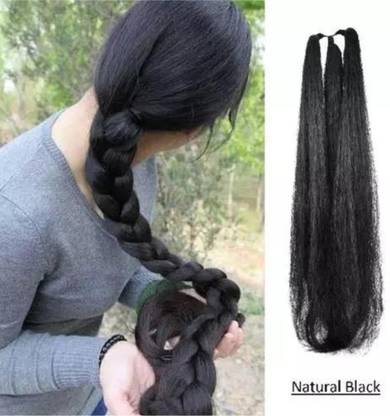 shivani global latest Extension for plates hairstyle Brown Black  Extension Hair Extension