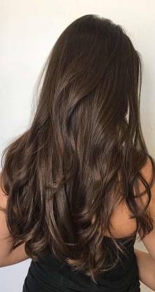 D-DIVINE Beautiful Looks Prwmium Quality Brown Wavy 5 Clip In Hair Extension