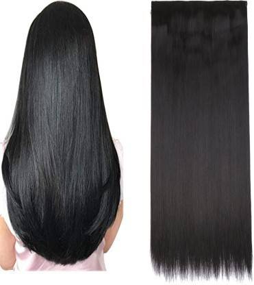 A H S extensions Clip-on Natural Black Hair Extension