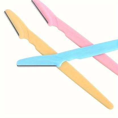 Chronex nEW 4PCS Dermaplaning Exfoliating Tools–Facial Razors,Shaping,Smoothing&Defining Hair Extension