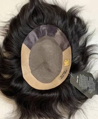 HAIRLAYER BLAKE  Patch | Fine Mono-Filament Human Toupee/ Wigs For Men And Boys (9x7) Hair Extension
