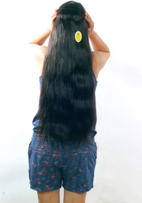 Ritzkart 30 inch long hair 100% human hair extension Natural Black, Original, Hair Extension
