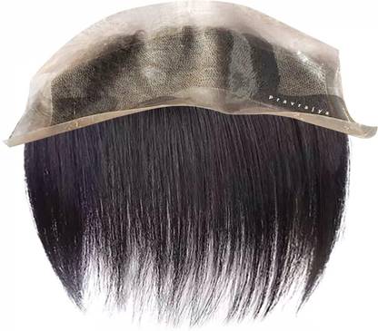 HAIRLAYER Men's Frontal/line piece/Patch for Covering Male Receding line Hair Extension