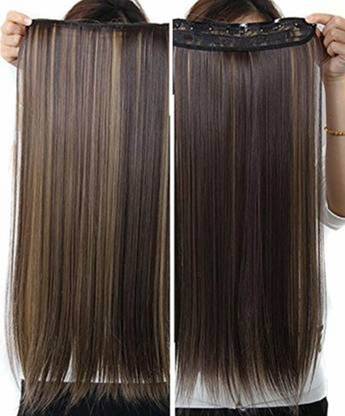 DELUXE golden hilight straight hair extension Hair Extension