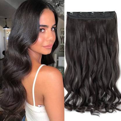 Crazy Hair Clip in wavy brown Hair Extension