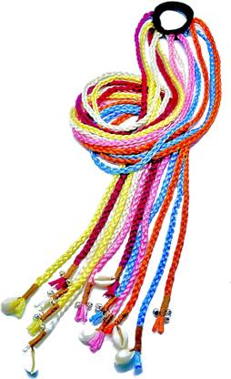PARIPATI Multicolour BOHO Parandi string Hair Extension