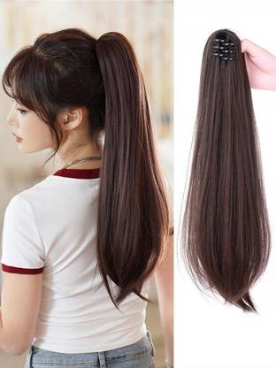 Pinaka Wig Natural looking Scale Ponytail  Extension Full Head Highlight Pack of 1 Hair Extension