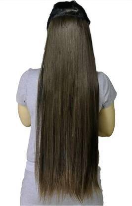 Views 5 Clip Stylish Best Quality Brown Straight Hair Extension