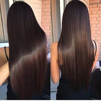 Blushia Soft Synthetic Brown Clip In Hair Extension