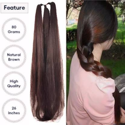 iFkart ( India Fashion Kart ) Nice 26 inch Choti high quality Brown hair extension Hair Extension