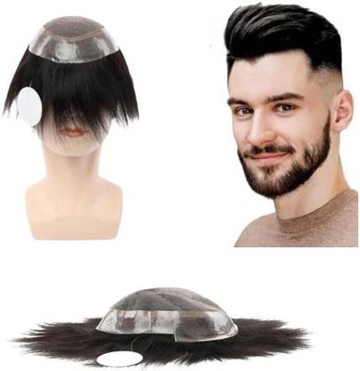HAIRLAYER AUSTRALIAN  Patch for Men, 4D French Lace, 0.03 mm Frontal line (10x7) Hair Extension