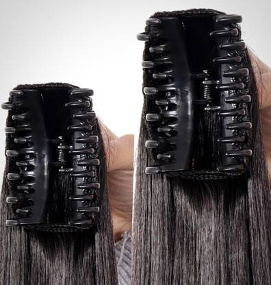Hogtong Cletcher Synthetic  Extension for Women Natural Look  Extension Hair Extension
