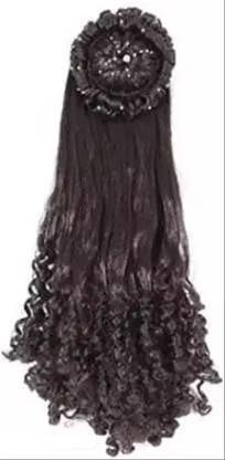SUGNA  Juda extension Brown color,Womens Stone design Long hair extension Hair Extension