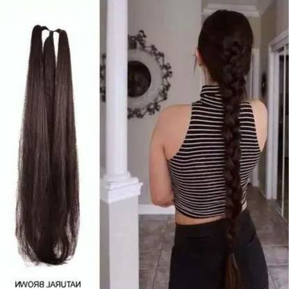 TMS ENTERPRISES Brown Braid Choti  Extension For Women Hair Extension