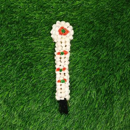 Sirgan Artificial Jasmine Jadai For Goddess  Decoration For Varalakshmi Pooja 8.5In Hair Extension