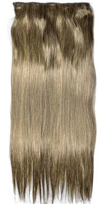 Blushia Best Quality 5 Clip-in 24 Inch Straight Extension ( Multicolor) Hair Extension