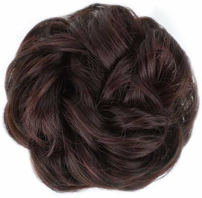 D-DIVINE Messy Bun Extensions 1PCS Curly Wavy Messy Synthetic  Extension Hair Extension