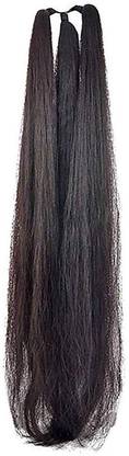 BELLA HARARO Women's Thick Nylon False  Extension, 28 inch (Black) SET OF 1 Hair Extension