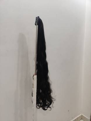 Rizi Brown Long Silky Wavy Curly  Extension Clutcher based Stylis187h Hair Extension