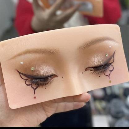 Misty Alle 3d dummy eyes for learning studesnts for makeup and tattoo pack of 1 Temporary Tattoo Kit