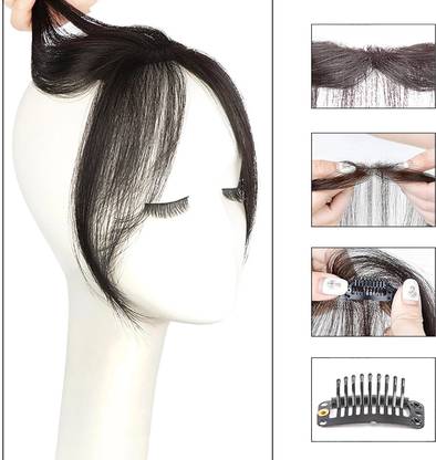 LeModish 3D Lace Base Human  Topper For Covering Short Forehead Bald Spot Hair Extension