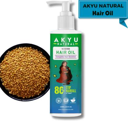 Akyu-Natural Hair Oil to Reduce Itching, Flaking, and Scalp Dryness Hair Oil