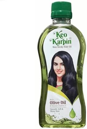 Keo Karpin Non Sticky Hair Oil with Olive Oil & Natural Vitamin E, Pack Of 1 Hair Oil