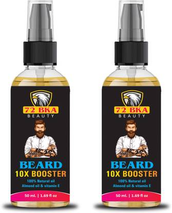 72BKA Beard Growth Oil For Men Pack of 2 m Hair Oil