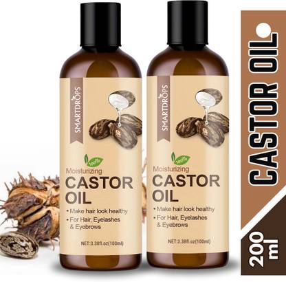 smartdrops Castor Oil Cold Pressed To Support Hair Growth Oil For Hair Loss Control Hair Oil