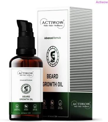 ACTIWOW Beard Growth Oil with a Cooling Menthol Boost Hair Oil
