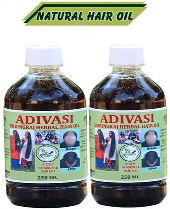 Adivasi Ayurvedic Jadibutti Mixed PSTG Bhringraj Hair Oil