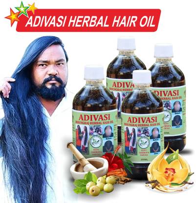 Vishvambhari Adivasi NEELGIRI HERBAL HAIR OIL FOR ALL HAIR PROBLEM SOLUTION Hair Oil