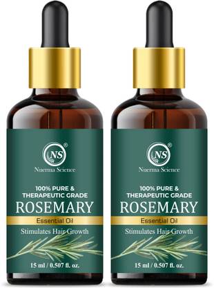 Nuerma Science Rosemary Essential Oil (Pure & Natural) For Hair Growth, Anti Hair Fall (Pack of 2) Hair Oil