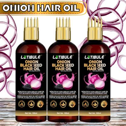 Latibule Red onion Hair Oil Non Sticky, Non Greasy and Long Lasting Onion  Hair Oil