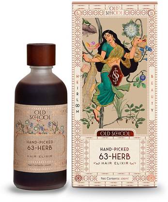 OLD SCHOOL Hand-Picked 63-Herb Hair Elixir Hair Oil