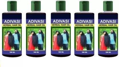 Adivasi Hair oil 100ml*5 Combo Kit Hair Oil