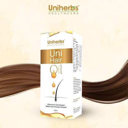 Uniherbs Uni Hair Oil For Black Silky & Stronger Hair | Anti Hair fall  Hair Oil