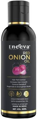 eneeva Red Onion Hair Oil Herbal Pure Hair Growth And Hair Fall Control Oil (100 Ml) Hair Oil