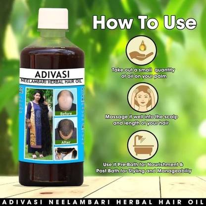 Adivasi Hair Oil 250ml -SBLU Hair Oil