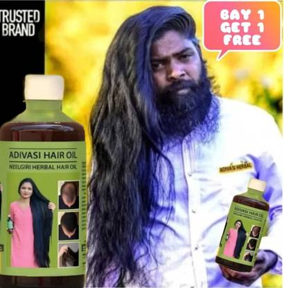 Adivasi 100% AYURVEDI FURMULA HAIR OIL HAIR GROWTH 200ML Hair Oil