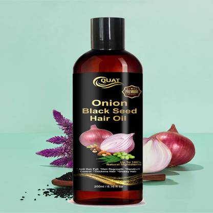 QUAT Onion Blackseed Hair Oil – Anti-Hair Fall & Deep Conditioning Solution Hair Oil