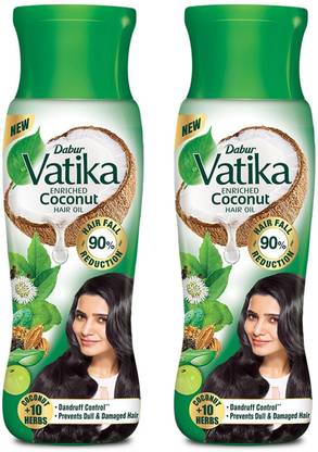 Dabur Vatika Hair Oil, 300 ml PACK OF 2 Hair Oil