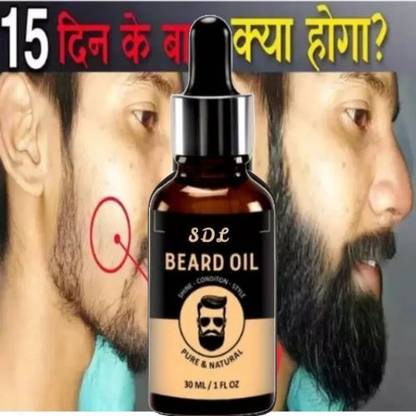 SDL Boost Your Beard Growth With Powerful Natural Beard Oil Hair Oil