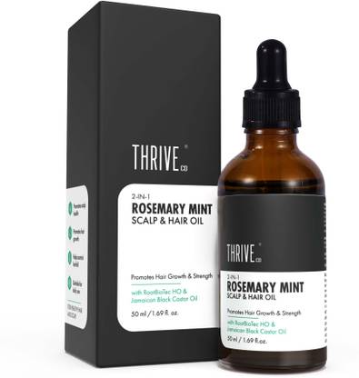 ThriveCo Rosemary Mint Scalp & Hair Oil | Promotes Scalp Health, Hair Growth & Strength Hair Oil