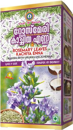 Leaf N Relief Rosemary Kachiya Enna - 100 ml x 2 Nos - Rosemary Hair Oil