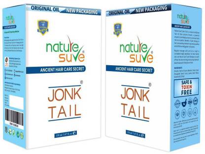 Nature Sure Jonk Tail Hair Oil for Men and Women - 2 Packs (150 ml Each) Hair Oil