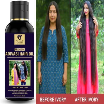 ENJAVE Maha Bhringraj Oil for Hair Growth and Resolve Dandruff Hair Oil
