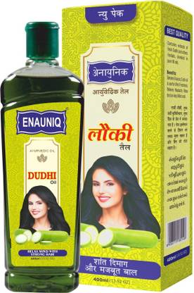 ENAUNIQ dudhi hair oil 400 ml + dudhi hair oil 400 ml Hair Oil